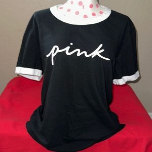PINK ringer tee, great condition